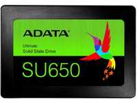ADATA Ultimate SU650 Interne Solid State Drive 480 GB 3D-NAND SSD-Festplatte,...