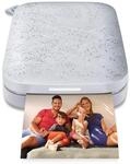 HP Sprocket Mobiler Fotodrucker (Drucken ohne Tinte, Bluetooth, 5 x 7,6 cm Ausdrucke)
