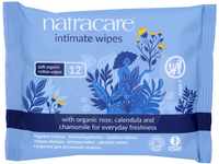 Natracare Organic Cotton Intimate Wipes 12 Per Pack