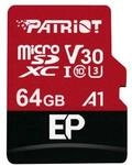 Patriot Memory PEF64GEP31MCX 64 GB EP A1 V30 microSD Karte SDXC f&uuml;r Android Handys