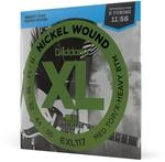 D'Addario EXL117 Nickel Wound E-Gitarrensaiten, Medium Top/Extra-Heavy Bottom, 11-56