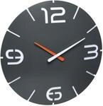 TFA Dostmann Contour Design Funk-Wanduhr, Funkuhr, gro&szlig;, anthrazit, 60.3536.10,