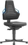 BIMOS Arbeitsdrehstuhl Nexxit Bodengleiter Integralschaum schwarz 450-600mm...