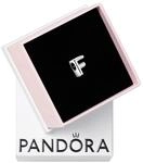 PANDORA Moments Buchstabe F - wendbares Alphabet-Charm aus Sterling-Silber mit