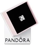 PANDORA Moments Buchstabe M - wendbares Alphabet-Charm aus Sterling-Silber mit