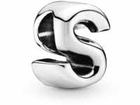 PANDORA Moments Buchstabe S - wendbares Alphabet-Charm aus Sterling-Silber mit