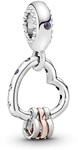 PANDORA ROSE Charm-Anh&auml;nger Herz Highlights Kristall lila Zirkonia 787247NLCMX