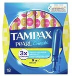 Tampax Compak Pearl Regular Tampons &ndash; 18 St&uuml;ck