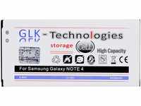 High Power Ersatzakku kompatibel mit Samsung Galaxy Note 4 IV SM-N910F |...