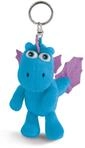 NICI 42380 Drache Kokosnuss Schl&uuml;sselanh&auml;nger Wasserdrache Wokki, 10 cm, blau, ca