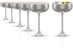 St&ouml;lzle Lausitz Elements Sektschalen Gold 6er-Set 230 ml &ndash; Stilvolle Gl&auml;ser ideal