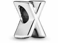PANDORA Moments Buchstabe X - wendbares Alphabet-Charm aus Sterling-Silber mit