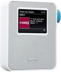 BLAUPUNKT PIB 100 Steckdosen Internetradio, WLAN Empfang, gro&szlig;es Farb-Display,