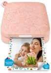 HP Sprocket Portable 5x7.6 cm Sofortbilddrucker (Rosa) Drucken Sie Bilder auf Zink