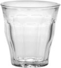 Duralex 1025AB06A2111 Picardie Six Trinkglas, Wasserglas, Saftglas, 160ml, Glas,