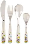 WMF Einhorn Kinderbesteck Set 4-teilig, Kinderbesteck Edelstahl, Besteck Kinder 3-9