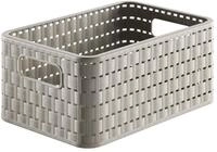 Rotho Country Aufbewahrungskiste 6l in Rattan-Optik, Kunststoff (PP) BPA-frei,