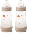 MAM Easy Start Selbststerilisierende Anti-Kolik-Babyflasche, 3er-Pack (3 x 260 ml),