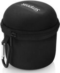 Simpeak Bluetooth Lautsprecher Tasche, Tragen Fall Tasche Case mit Silber Karabiner