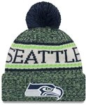 New Era ONF18 Sport Knit Bommelm&uuml;tze Seattle Seahawks Blau Gr&uuml;n, Size:ONE Size