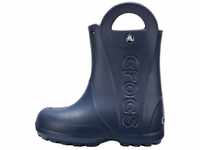 Crocs Handle It Rain Boot K, Unisex-Kinder Gummistiefel, Blau (Navy 410b), 24/25 EU