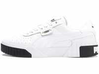 PUMA Damen Cali Sneaker, White Black, 40 EU