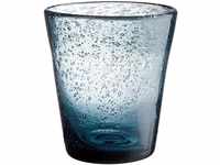 BUTLERS Trinkglas, (einzeln) Glas mit Luftblasen 290ml -WATER COLOUR- ideal als