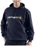 Carhartt, Herren, Weites, mittelschweres Sweatshirt mit Logo-Grafik, Marineblau neu,