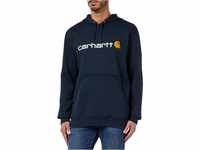 Carhartt, Herren, Weites, mittelschweres Sweatshirt mit Logo-Grafik, Marineblau neu,