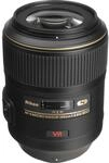 Nikon 2160 AF-S Micro 105 mm 1:2,8G VR Makro-Objektiv (62 mm Filtergewinde,