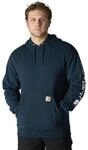 Carhartt Herren Sleeve Logo Hooded Sweatshirt Kapuzenpullover, New Navy, S