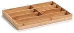 Zeller 25349 Besteckkasten, Bamboo, ca. 44 x 30,6 x 4,3 cm Natur