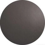 ASA Tischset rund Lederoptik Basalt 38 cm