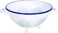 Kr&uuml;ger Emaille Standseiher Husum &Oslash; 22 cm | F&uuml;r Gem&uuml;se, Obst & Pasta