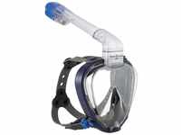 Aqua Lung Sport Smart Snorkel Vollgesichts-Schnorchelmaske, Marineblau/Grau, M