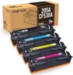 STAROVER Kompatibel Tonerpatronen Ersatz f&uuml;r HP 205A CF530A CF531A CF532A...