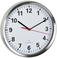 TFA Dostmann Analoge Wanduhr Funk, 60.3529.02, ohne Ticken, mit ger&permil;uscharmen Sweep