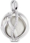 Engelsrufer ER-20-PARADISE-M-ZI Damen Anh&auml;nger Sterling-Silber 925 Silber Wei&szlig;