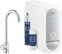 GROHE Blue Home Mono- Starter Kit (Mono Armatur mit Filterfunktion, 3...