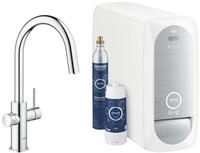 GROHE Blue Home - Starter Kit (C- Auslauf, 3 gefilterte und gek&uuml;hlte Wasserarten,