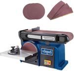 Scheppach Band &Tellerschleifer BTS900 mit 6 tlg. Zubeh&ouml;r | Leistung 370W 
