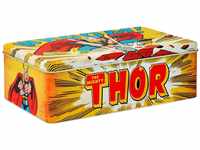 Logoshirt Thor Blechdose - Dose aus Blech mit Marvel Comics Motiv - gelb -