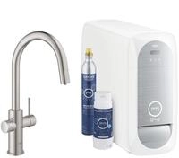 GROHE Blue Home - Starter Kit (C- Auslauf, 3 gefilterte und gek&uuml;hlte...