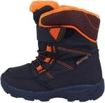 Kamik Unisex-Jungen Stance Winterstiefel, Blau (Navy & Flame NFL), 28 EU