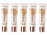 5x 12ml L'Oréal Paris Make-up Bonjour Nudista BB Cream für den Frische-Kick