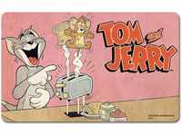 Logoshirt® Tom & Jerry I Toaster I Frühstücksbrettchen I Schneidebrett I...