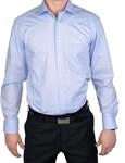Marvelis Herren Businesshemd Langarm Modern-Fit,Chambray,New Kent,bleu 11,38