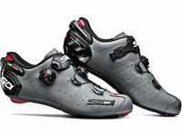 SIDI Schuhe Wire 2 Matt Carbon, Fahrradschuhe für Herren, grau matt schwarz, 43