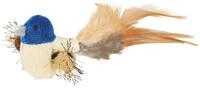 Trixie Katzenspielzeug Pl&uuml;sch Vogel Schwanz 8cm, Farblich Sortiert, 4011905457659