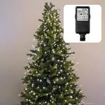 hellum Christbaumbeleuchtung mit Ring, 12 LED Str&auml;nge, au&szlig;en mit Stecker 